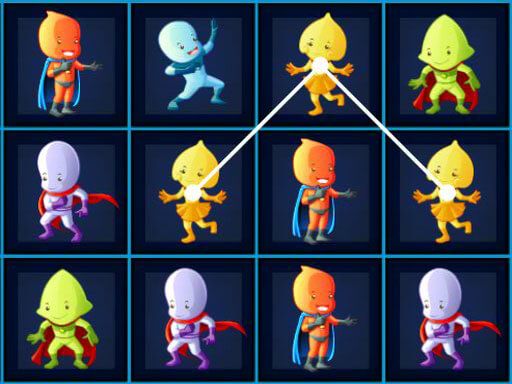 Superheroes Connect Deluxe - browser game screenshot