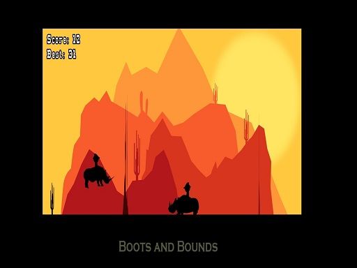 Boots n Bounds - browser game screenshot