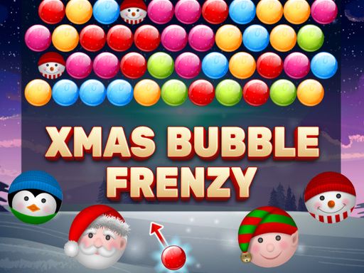 Xmas Bubble Frenzy - browser game screenshot