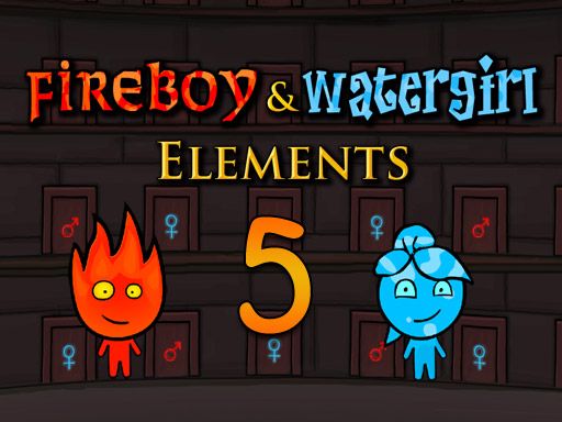 Fireboy and Watergirl 5 Elements - browser game screenshot