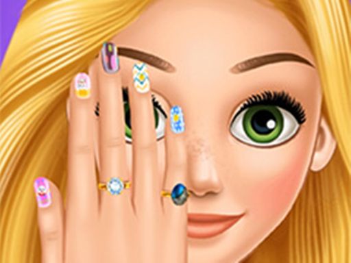 Easter Nails Designer - browser game screenshot