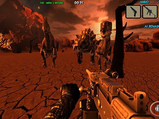 Dinosaurs Survival The End Of World - browser game screenshot