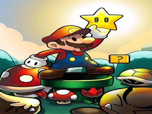 Super mario jungle adventure - browser game screenshot