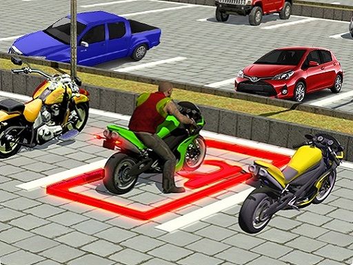 Superhero City Bike Parking Game 3D - browser game screenshot