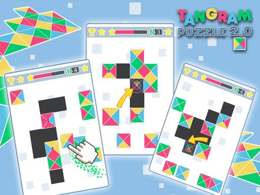 Tangram Puzzle 2.0 - browser game screenshot