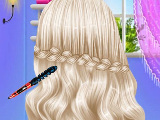 Different Fashion Hairstyle - browser game screenshot