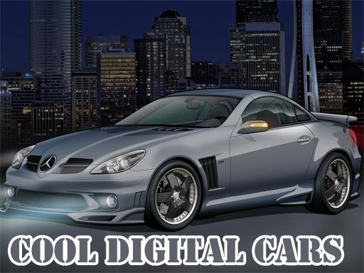 Cool Digital Cars Slide - browser game screenshot