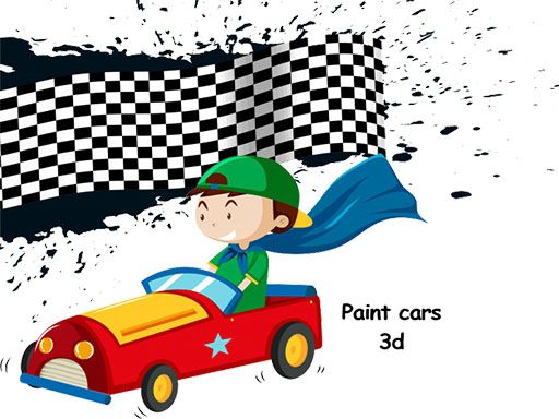 Cars 3D Color by Number - browser game screenshot