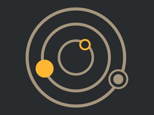 Orbits - browser game screenshot