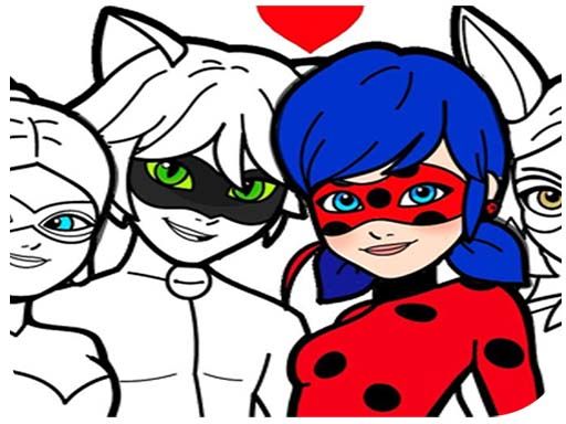LadyBug Coloring Book With Magic Pen - browser game screenshot