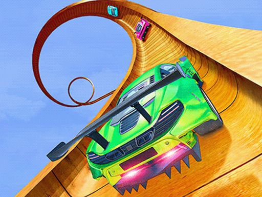 Mega Ramp Car Stunt Racing Mania - browser game screenshot