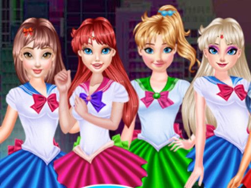 Princess Sailor Moon Battle Outfit - browser game screenshot