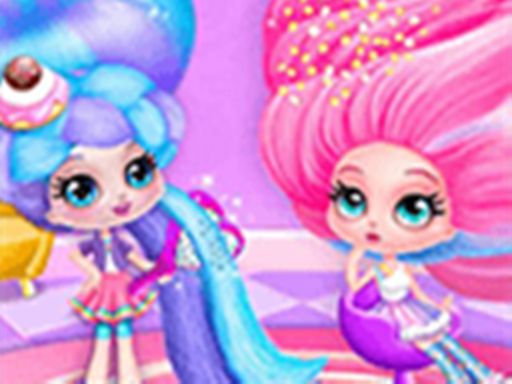 Cotton Candy Style Hair Salon - Fancy Hairstyles - browser game screenshot