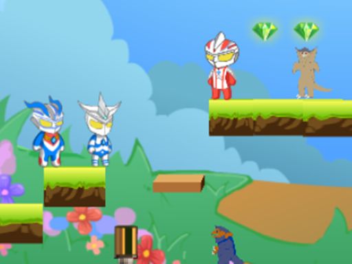 Ultraman Monster Island Adventure 2 - browser game screenshot