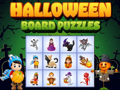 Halloween Board Puzzles Halloween Board Puzzles - browser game screenshot