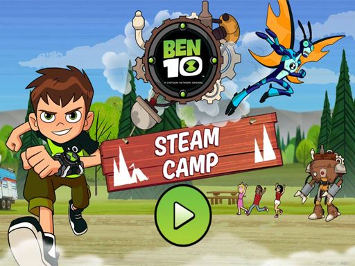 Ben 10 Steam Camp Game - browser game screenshot