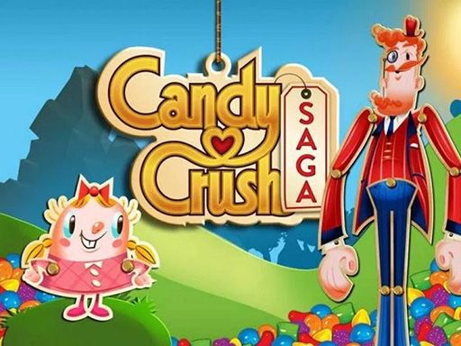 Candy Crush Saga King - browser game screenshot