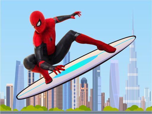 Spiderman Skateboarding - browser game screenshot