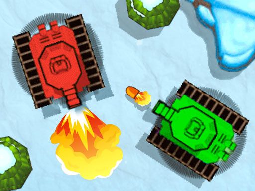Mega Tank Wars Arena - browser game screenshot