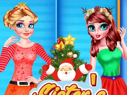 SISTERS CHRISTMAS TREE - browser game screenshot