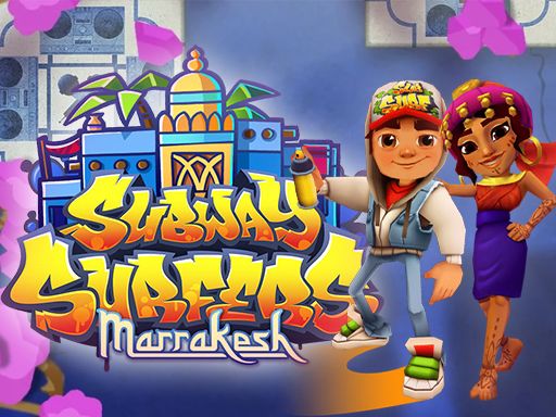 Subway Surfers Marrakesh - browser game screenshot