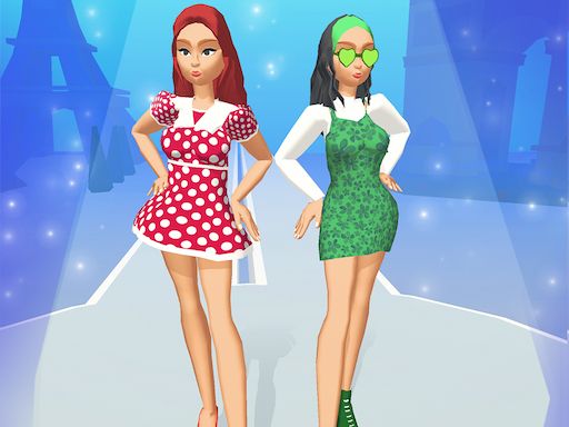 Models Fashion Dress Up - browser game screenshot