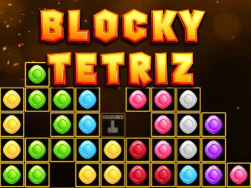 Blocky Tetriz - browser game screenshot