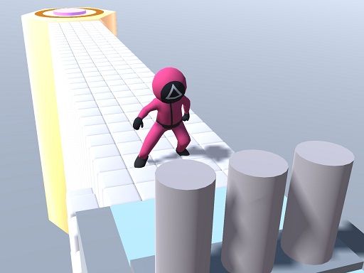 Squid Gamer Runner Obstacle - browser game screenshot