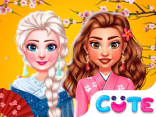 BFFs Kimono Fashion - browser game screenshot
