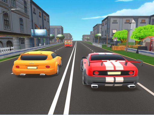 Super Highway Traffic Racing 3d 2022 - browser game screenshot