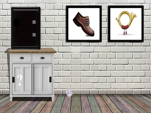 White Brick House Escape - browser game screenshot