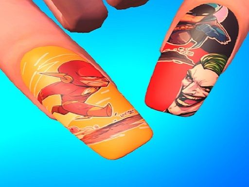 Superhero Nail Salon - browser game screenshot