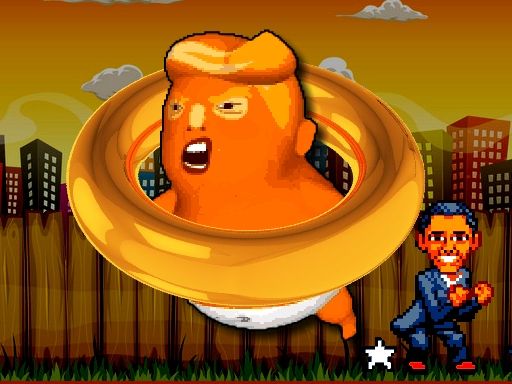 Tappy Flappy Trump - browser game screenshot