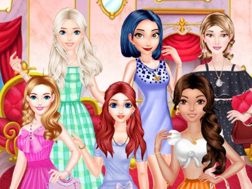 Different Color Skirt Tryout - browser game screenshot