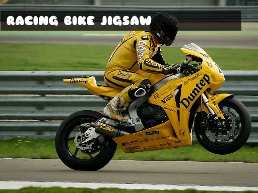 RACING BIKE JIGSAW - browser game screenshot