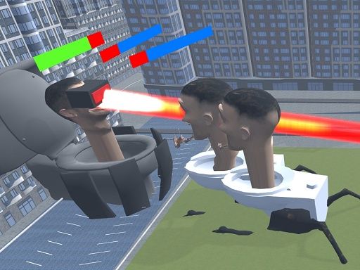 Skibidi Toilet Monster Fight - browser game screenshot