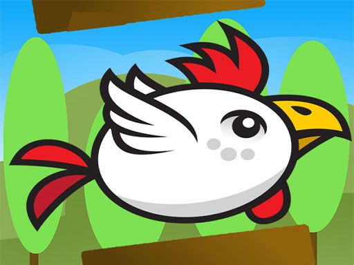 Angry Flappy Chicken Fly - browser game screenshot