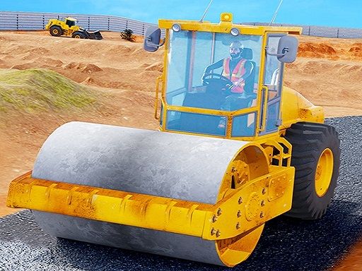 Highway Road Construction Game - browser game screenshot