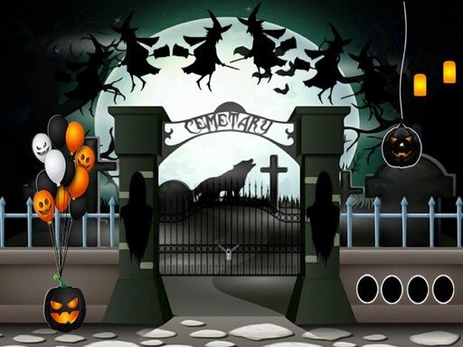 Halloween Cemetery Escape 2 Halloween Cemetery Escape 2 - browser game screenshot