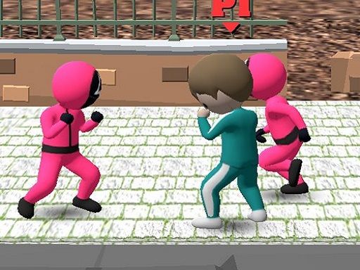 Squid Game Multiplayer Fighting - browser game screenshot