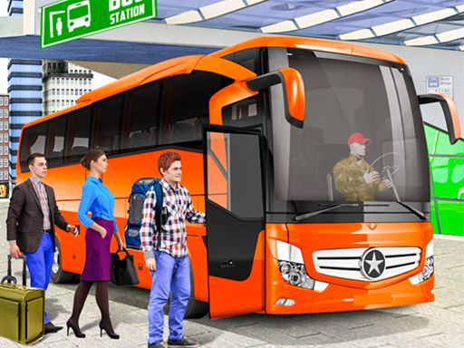 3D bus simulator 2021 - browser game screenshot