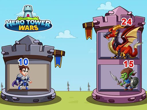 Hero Tower Wars - Merge Puzzle - browser game screenshot