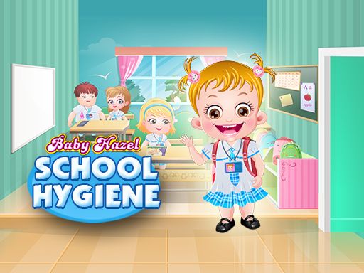 Baby Hazel School Hygiene - browser game screenshot
