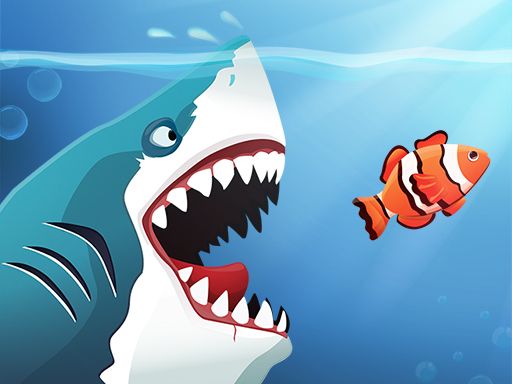 Angry Sharks - browser game screenshot