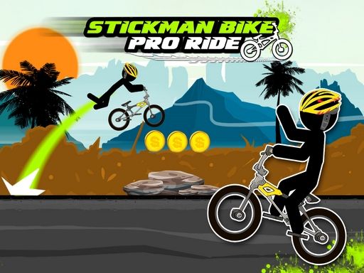 Stickman Bike : Pro Ride - browser game screenshot