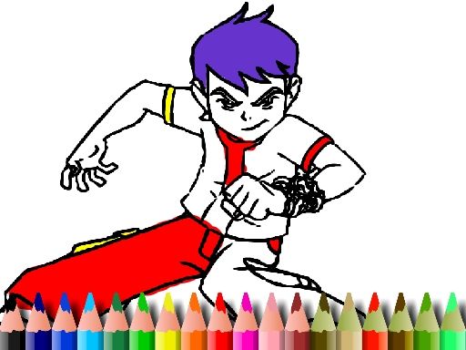 Ben 10 Coloring Book - browser game screenshot