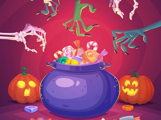 Cute Halloween Monsters Memory Cute Halloween Monsters Memory - browser game screenshot