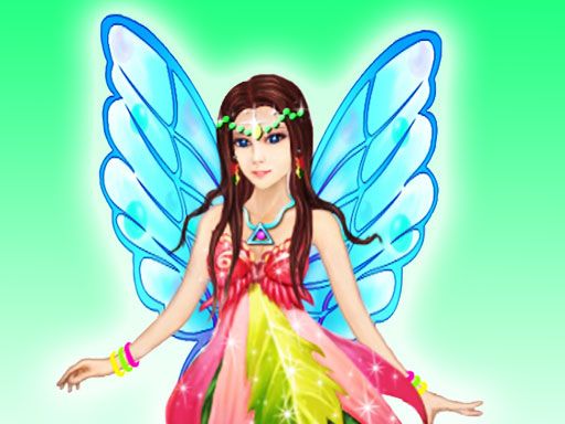 Nature Fairy Dressup - browser game screenshot