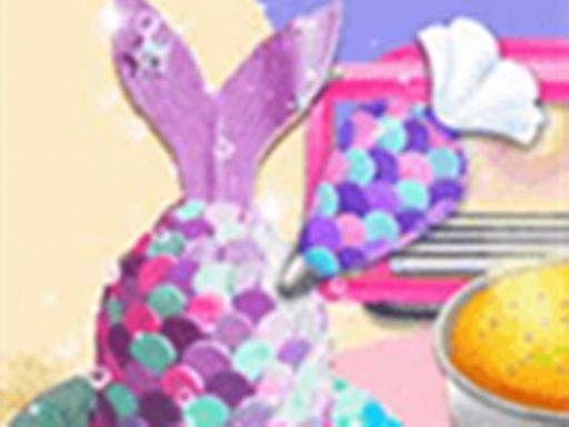 Unicorn Mermaid Cake - browser game screenshot