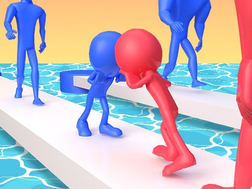 Pusher 3D - browser game screenshot